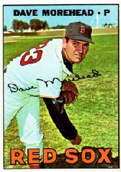 1967 Topps Baseball Cards      297     Dave Morehead